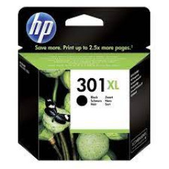 HP 301XL BLACK ORIGINAL High Yield Ink Cartridge CH563EE#301 (480 Pages)